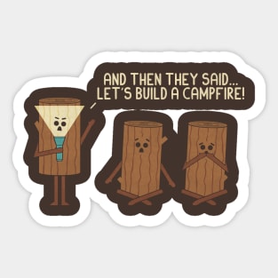 Campfire Sticker